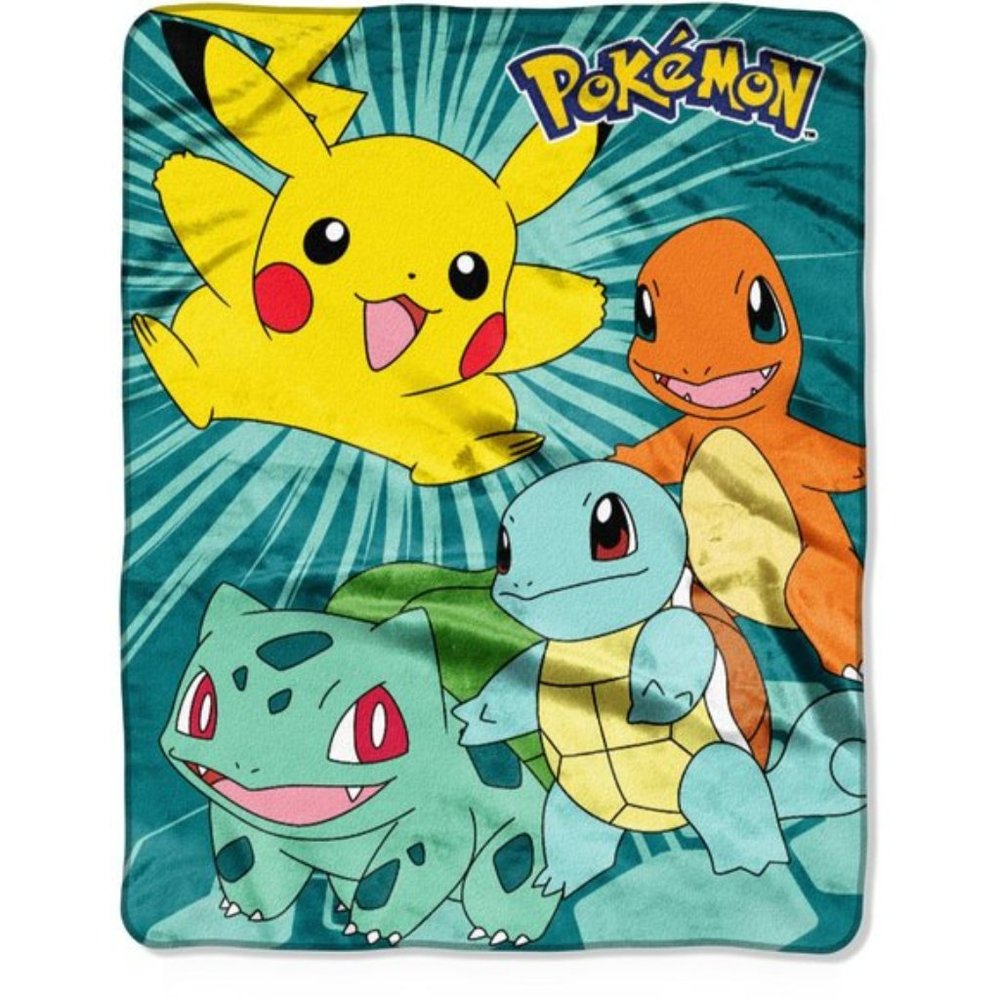 Vintage Pokemon Throw Blanket